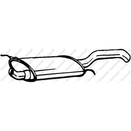 Koncový tlmič výfuku BOSAL 233-777