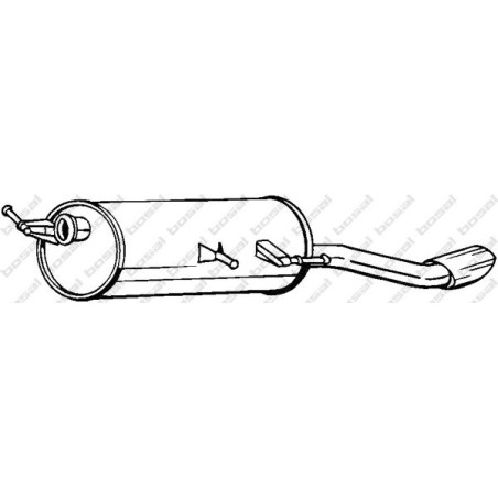 Koncový tlmič výfuku BOSAL 190-091