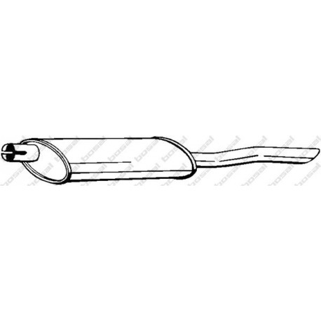Koncový tlmič výfuku BOSAL 141-001