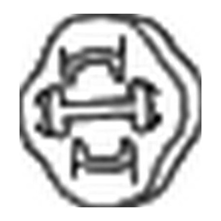 Gumový popruhBOSAL 255-853