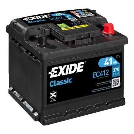 41Ah Autobatéria EXIDE Classic 12V / 370A EC412