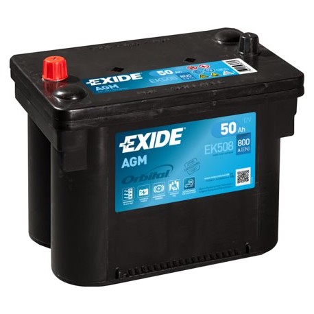 50Ah AGM Štartovacia batéria EXIDE EK508