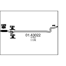Výfukové potrubie MTS 01.43022