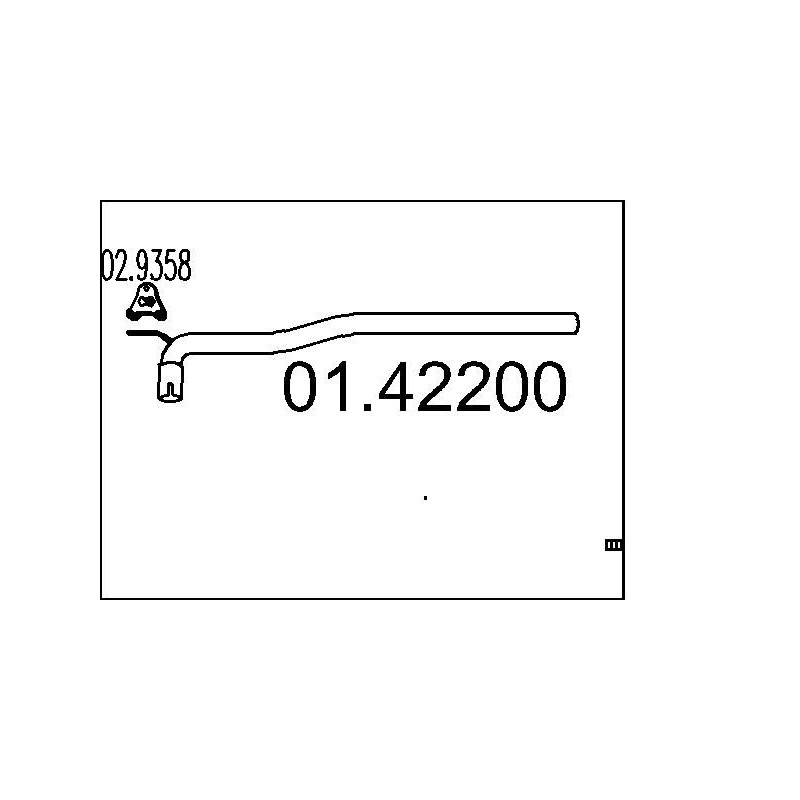Výfukové potrubie MTS 01.42200