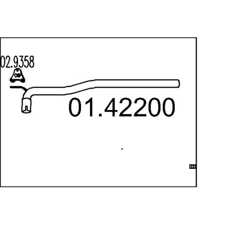 Výfukové potrubie MTS 01.42200