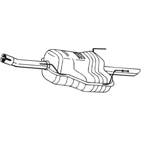 Koncový tlmič výfuku BOSAL 185-481