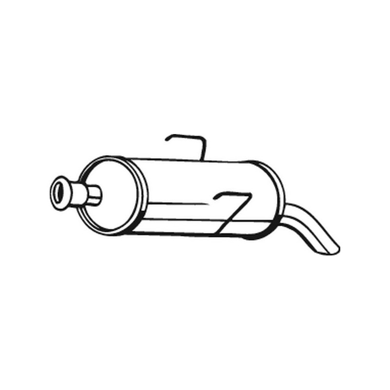 Koncový tlmič výfuku BOSAL 190-115