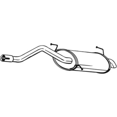 Koncový tlmič výfuku BOSAL 154-191