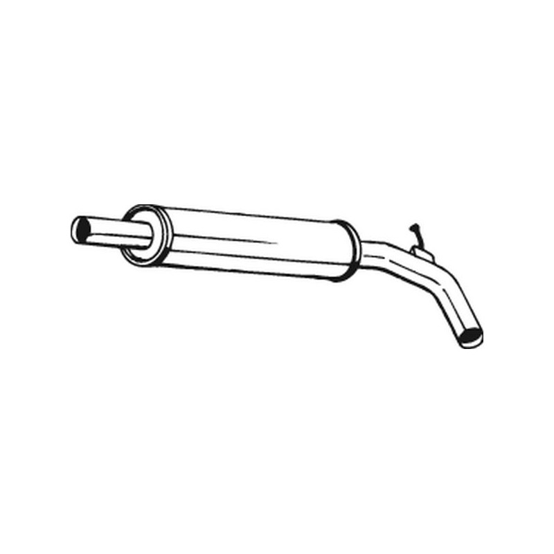 Stredný tlmič výfuku BOSAL 227-109