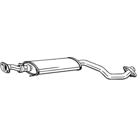 Stredný tlmič výfuku BOSAL 284-625