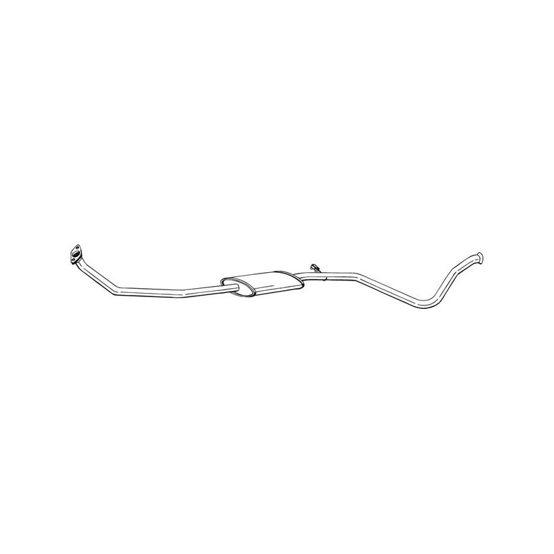 Stredný tlmič výfuku BOSAL 288-891