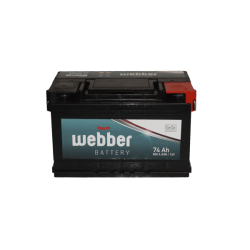 WEBBER Autobatéria 12V, 74Ah, 680A, WA0740