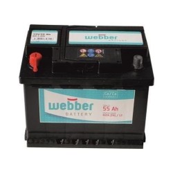 WEBBER Autobatéria 12V, 55Ah, 480A, WA0551