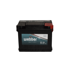 WEBBER Autobatéria 12V, 62Ah, 540A, WA0620