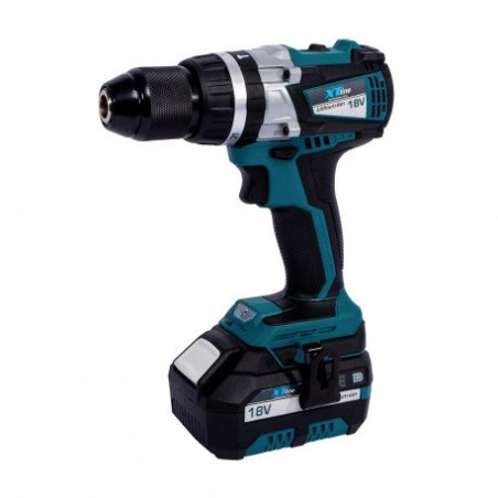 XTline Aku Vŕtačka bezuhlikova s príklepom, 2xAKU 4.0 Ah EVE + nabíjačka 3.5A XT102865E