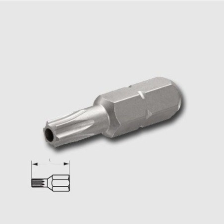 HONITON Bit 1/4&quot T15 s otvorom L25mm (torx) RS S2 systém  HW965-11-02515