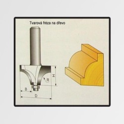 Trebor Fréza tvarová do dreva 32x11,1x12,9mm P70907