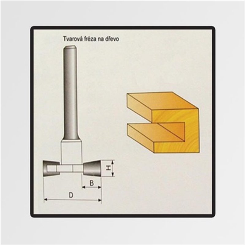 Trebor Fréza tvarová do dreva 32x12x9,4mm P70807