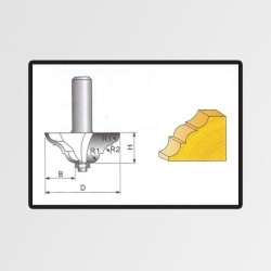 Trebor Fréza tvarová do dreva 47,1x19x19x7,13x5,55mm P72004