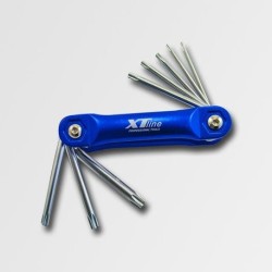 Trebor Kľúč torx CrV T9-T40 8 dielny XT086