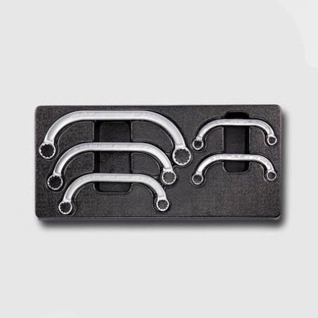 Trebor Kľúče zahnuté očkoploché sada 5 dielna HA021-1