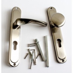 Trebor Kľučka ATENA 72 kľučka/guľa pravá vložková Nikel-satina 94KxGNP V72