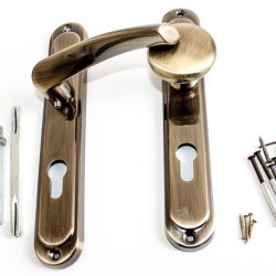 Trebor Kľučka ATENA 72 kľučka/guľa pravá vložková Patina 94KxGNP V72