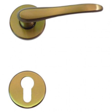 Trebor Kľučka CLARISA rozeta kľúčová Hnedo-zlatá 4002 OBV