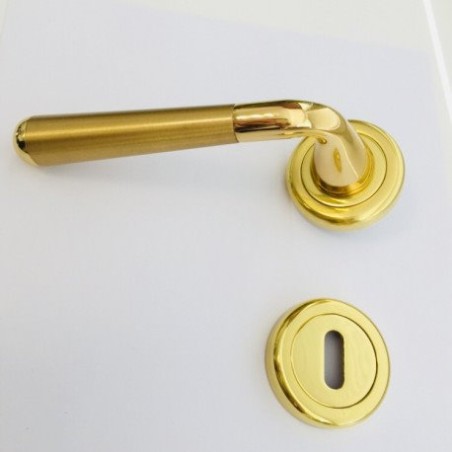 Trebor Kľučka IDRA rozeta kľúčová Lesklá mosadz IDRA OLV/VS