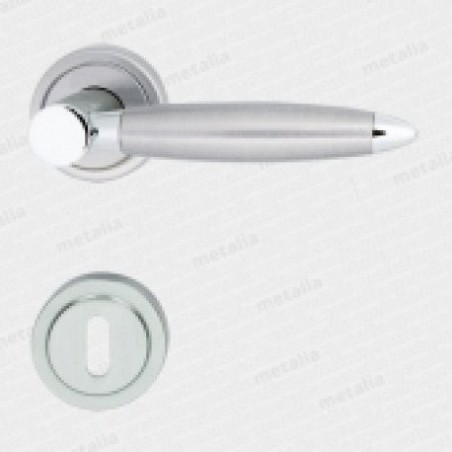 Trebor Kľučka ISEO rozeta vložková Matný chróm ISEO OC/OCS