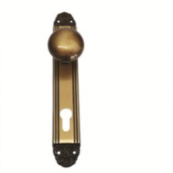 Trebor Kľučka SIMONA 90 kľučka/guľa vložková ľavá Hnedozlatá Simona SX/Victorian