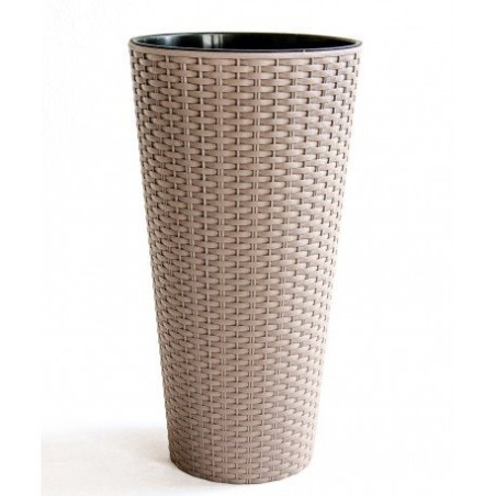 Trebor Kvetináč RATO tubus mocca 25x48cm DRTUS250/752