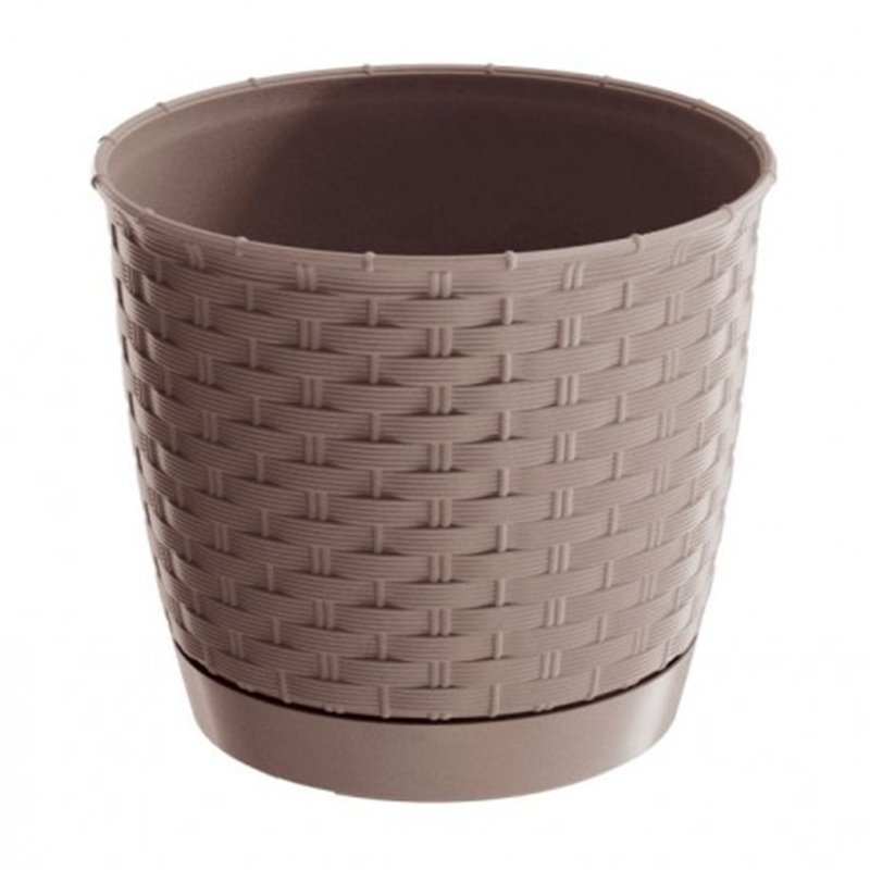 Trebor Kvetináč RATOLLA round mocca 22x19,5cm DRLO220/7592U