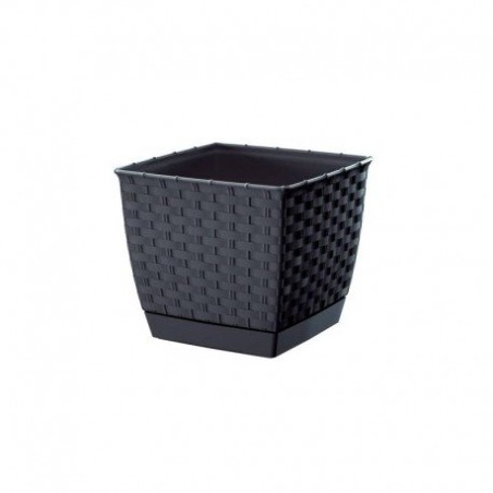 Trebor Kvetináč RATOLLA square antracit 19x19x16cm DRLK190/S433