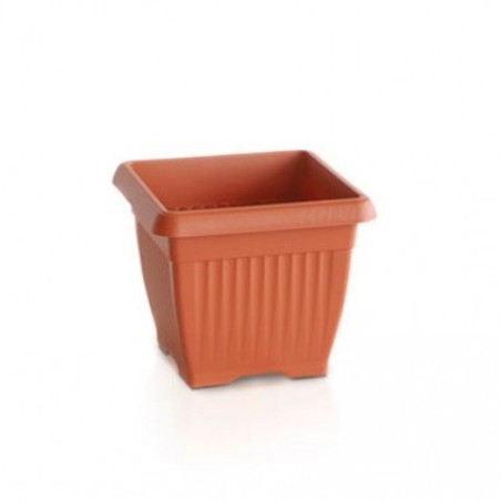 Trebor Kvetináč TERRA (hranatý) terakota 19x19x16cm DKWT19/R624