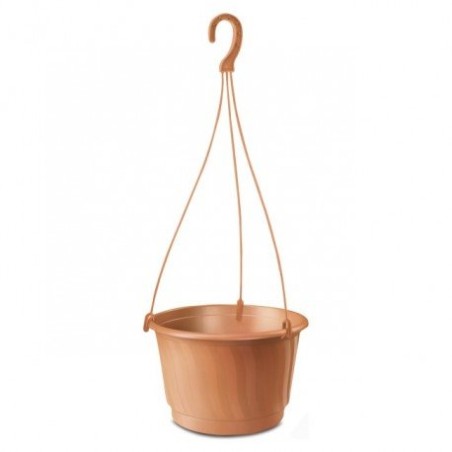 Trebor Kvetináč závesný PRO terakota 21x13,5cm DWP21/R624